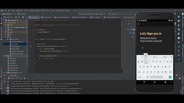 Flutter UI Tutorial | Splash , Sign In and Sign Up Screens  - Day 9