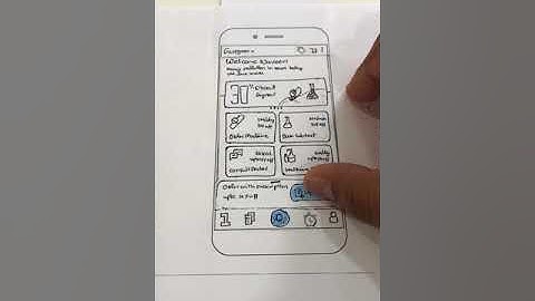 Interactive paper prototype