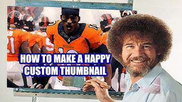 Tutorial - How to Make a Custom Thumbnail for youtube using Photoshop Elements 15