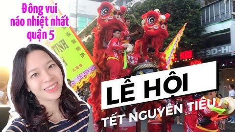 Nghìn người chen lấn xem diễn hành lễ hội TẾT NGUYÊN TIÊU | Quận 5 đông vui, náo nhiệt nhất năm 2023