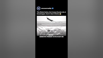 This Robot Swims & Jumps Exactly Just Like A Grasshopper. Know How It Works #robot #shorts #robotics