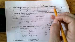 Calculus Unit 5.4 Notes Net Change Theorem and Mean Value Function Video 3
