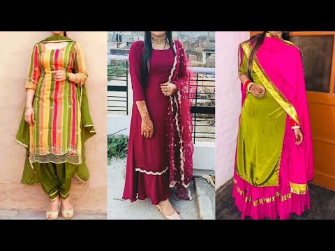 Boutique Style design pattern /Simple printed suit se designer boutique  style suit kaise banaye - YouTube