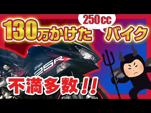 【閲覧注意】総額130万円の250ccバイクZX25Rを買って10ヶ月乗ってみたけど不満多数！！【オーナーの本音】