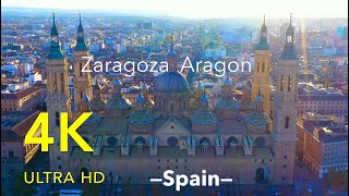 Zaragoza Aragon Spain In 4K Ultra Hd