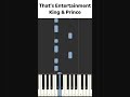 That's Entertainment/King &amp; Prince #piano #kingandprince #shorts