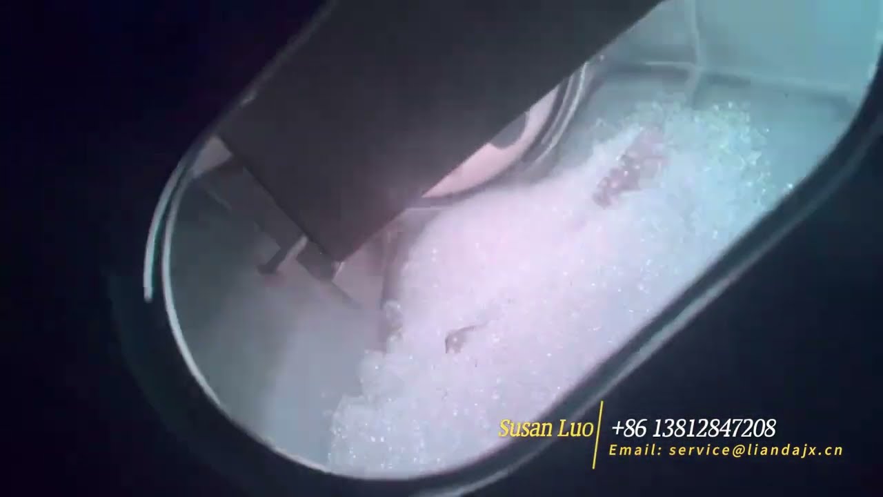 Infrared rotary dryer for PETG