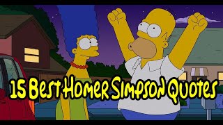 15 Best Homer Simpson Quotes