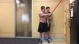 AAROM Shoulder Flexion & Scaption