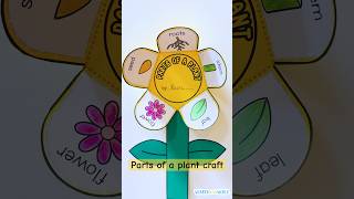 Parts of a plant flower craft - fun alternative to a science worksheet for Kindergarten First Grade Parts of a plant flower craft - fun alternative to a science worksheet for Kindergarten First Grade