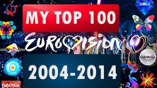 My Eurovision Top 100 | 2004-2014 | From NL