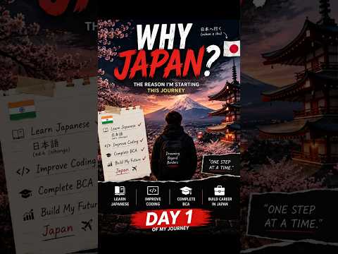 We Have a Dream… 🇮🇳🇯🇵 | Day 1 of Our Journey by Ayush and Azan