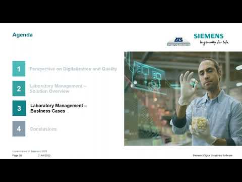 ATS Turkey   Siemens Opcenter LIMS Webinar