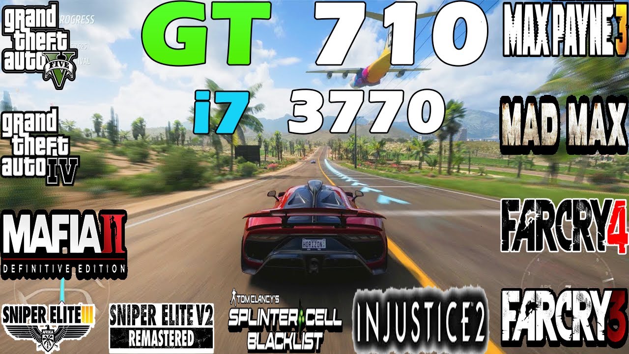 GT 710 1GB + i7 3770 | Gaming Test in 2025 | 11 Games Tested - YouTube