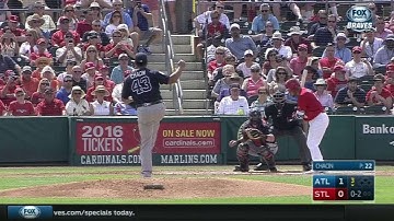 ATL@STL: Chacin strikes out Molina looking in the 3rd