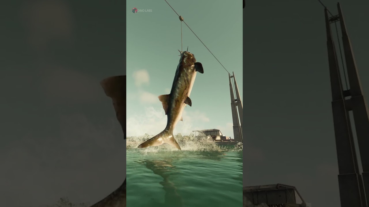 Dunkleosteus shows off its amazing jumping skills - Jurassic World Evolution 2