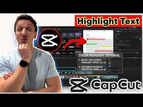 How To Highlight Text In CapCut PC
