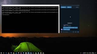 Send telegram message from command prompt using curl to telegram group using telegram bot