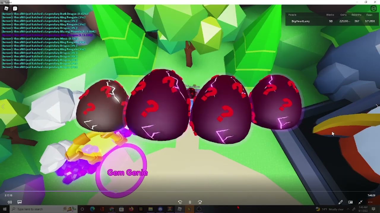 Hatching the Omega One in the Mystery Egg on camera!