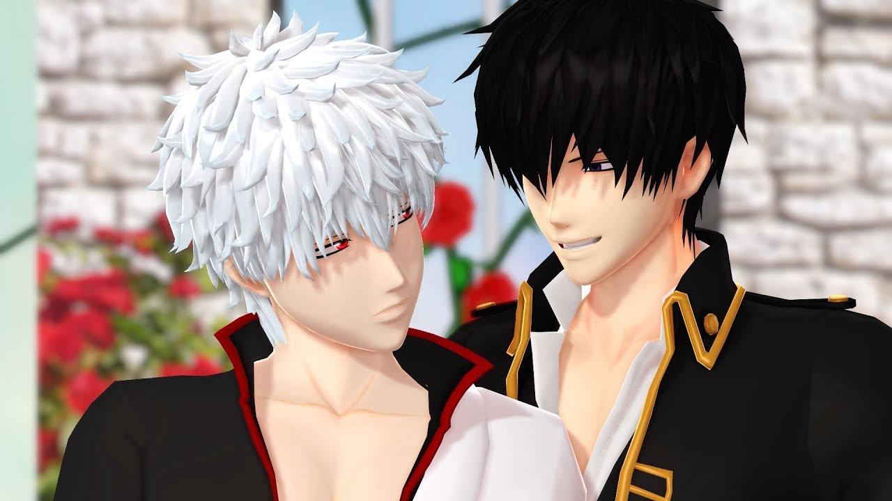 【MMD銀魂】土方と自作銀時で乱躁滅裂ガール