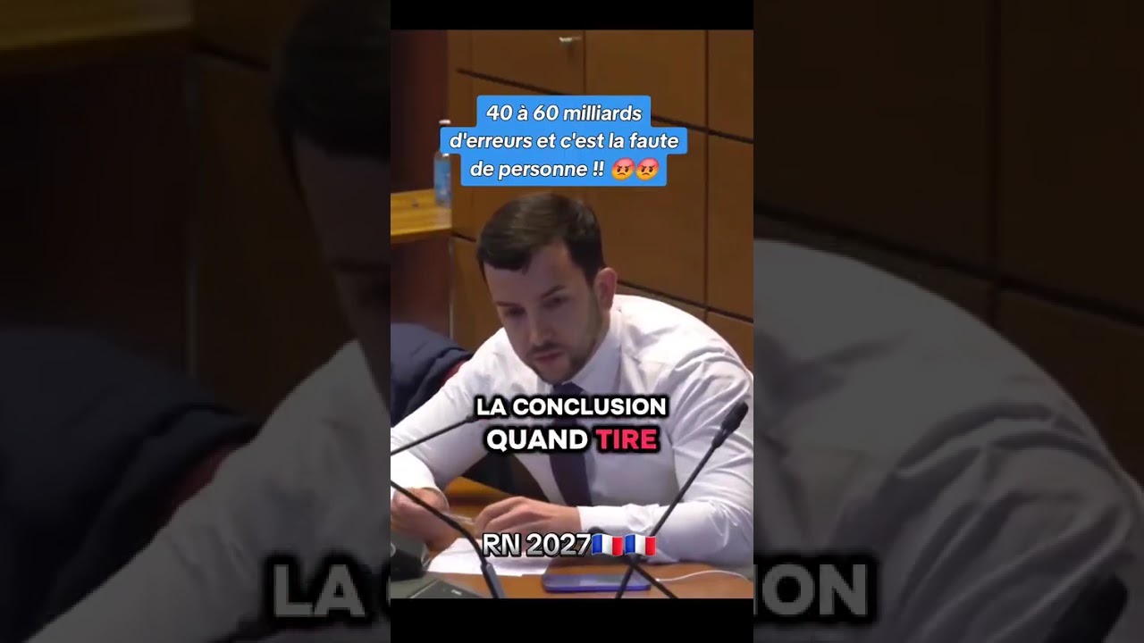 Qui est responsable d'un trou de 60 Milliards d'euros à Bercy ? Personne ? Vraiment ?