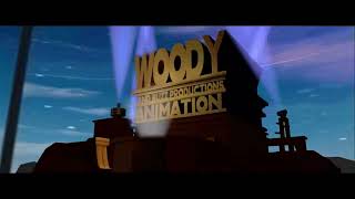 Woody and Buzz Productions Animation logo (2014-2018) (Night/Romance Version [anamorphic widescreen]