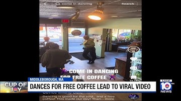 Massachusetts coffee shop invites customers to dance for free cup of joe