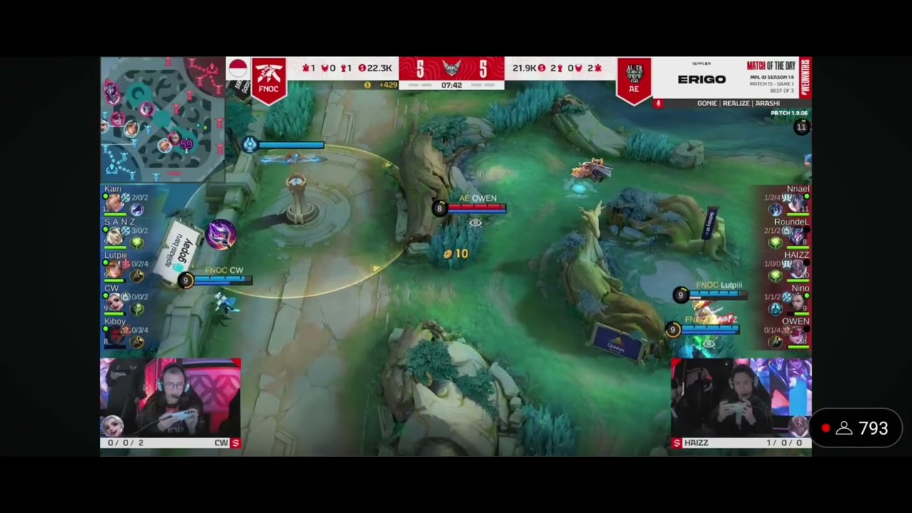 Season S14 Alter ego vs fanatic Onic