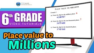 6th Grade Math Tutorials: Place Value to Millions