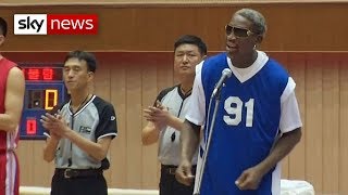 Dennis Rodman Sings Happy Birthday To BFF Kim JongUn