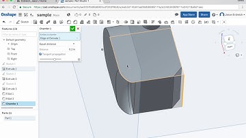 How to use the Fillet and Chamfer tools in Onshape CAD