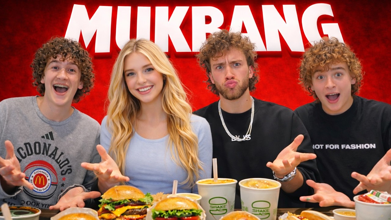 NELSON HAS A NEW GIRLFRIEND?? (MUKBANG WITH THE NEUMANNS)