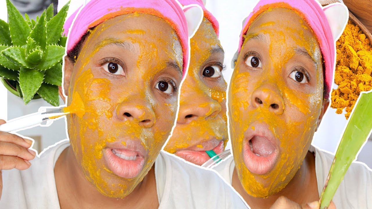 Aloe Vera and Turmeric Face Mask DIY! Turmeric and Aloe Vera Face Mask