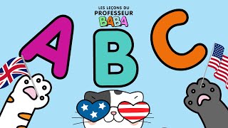 The ABC Song – English Alphabet Song for Kids 🌍 Apprendre l'alphabet en Anglais – Professeur Baba