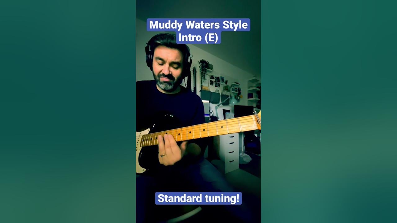 Muddy Waters style SLIDE GUITAR intro!