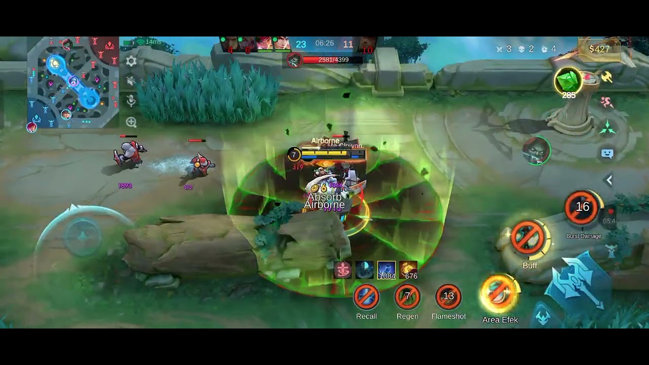 Aku berada di land of dawn dan aku kena bunuh musuh 