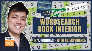 Create A Word Search Book FAST using only FREE software for Amazon KDP #lowcontentbooks #amazonkdp screenshot 4