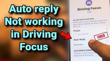 Auto reply while driving not sending text in iPhone : Fix