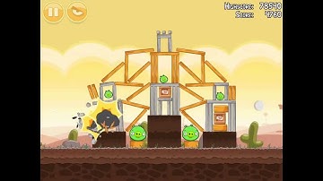 Angry Birds Poached Eggs 3-8 Walkthrough 3 Star