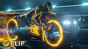 Light Cycle Battle Scene | Tron Legacy (2010) IMAX Movie Clip HD 4K