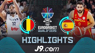 Belgium V Spain J9 Highlights Fiba Eurobasket 2025 Qualifiers
