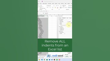 Remove ALL indents from Excel cells