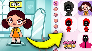 ❤️Squid Game Characters In Avatar World!!😍❤️#avatarworld #squidgame #squidgamecharacters