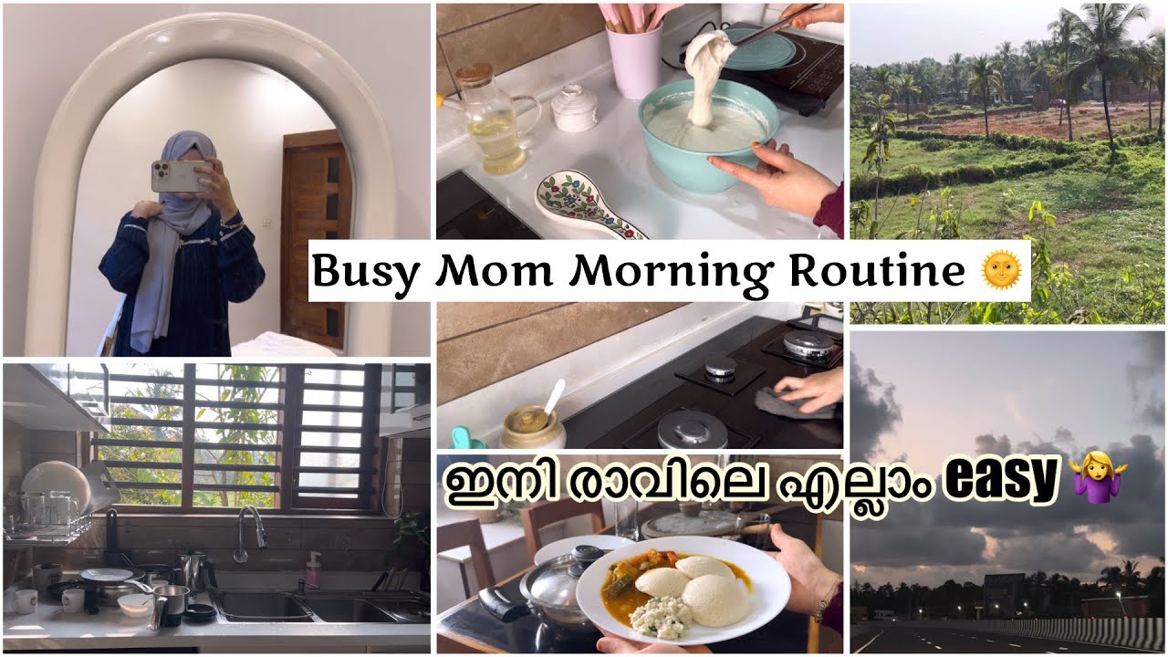 അടുക്കള എപ്പോഴും വൃത്തിയായിരിക്കും 🌿 | Productive Morning | Breakfast Preparation | Malayalam Vlog 