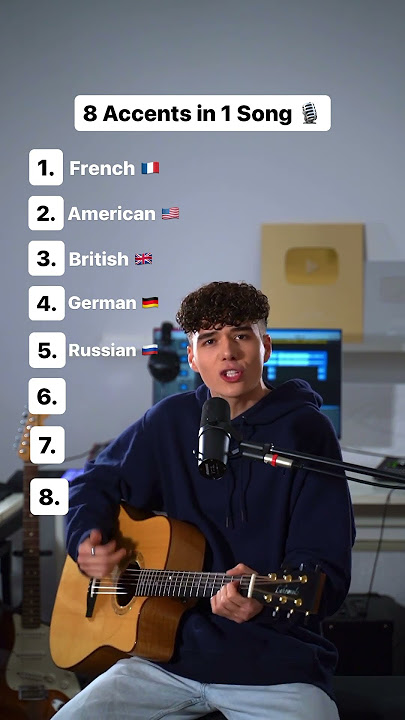 8 Accents in 1 Song! Guess my nationality!