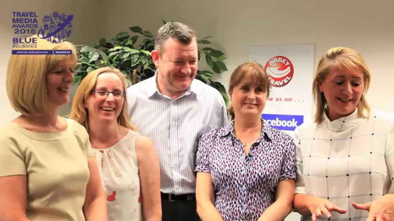 Abbey Travel Staff Dublin - talk about Con Horgan - Travel Media Awards 2015