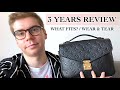 LOUIS VUITTON POCHETTE METIS EMPREINTE NOIR - 3 YEARS REVIEW (WHAT FITS / WEAR & TEAR)