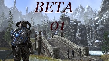 The Elder Scrolls Online BETA - SILENT GAMEPLAY - Character Creation and First steps - PART 1