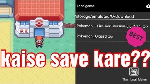 how to save game in pokemon gba emulator save game in My boy and other emulator save game emulator.