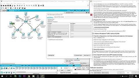 3.2.8 Packet Tracer - Investigate a VLAN Implementation
